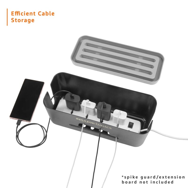 Amazon Basics  Cable Management Box with Mobile Stand - Image 2